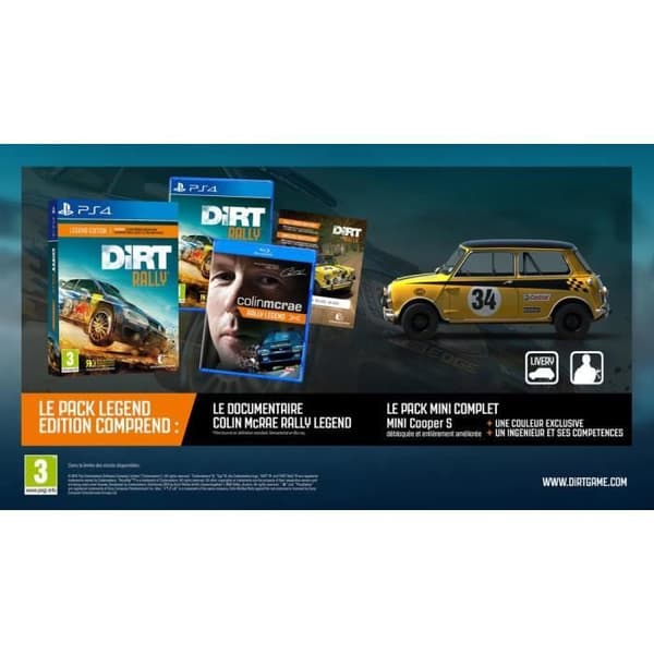 Dirt Rally Legend Edition PS4-spel