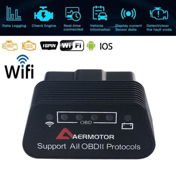 Pour BMW E90 E46 E60 E39 E36 E87 E84 X5 E70 X3 X6 M3 M5 WIFI ELM327 OBD2 Skanneri Bluetooth ELM327 OBD2 Skanneri Sininen