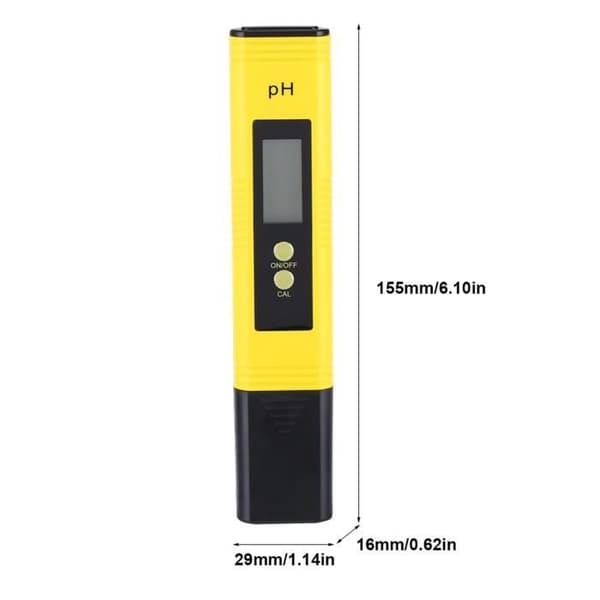 Vattenpools-akvarietester penna digital pH-mätare LCD Protable