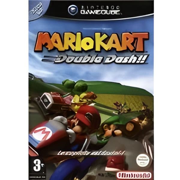 Videopeli - MARIO - Mario Kart: Double Dash!! - GameCube - Rata- REFURBISHED