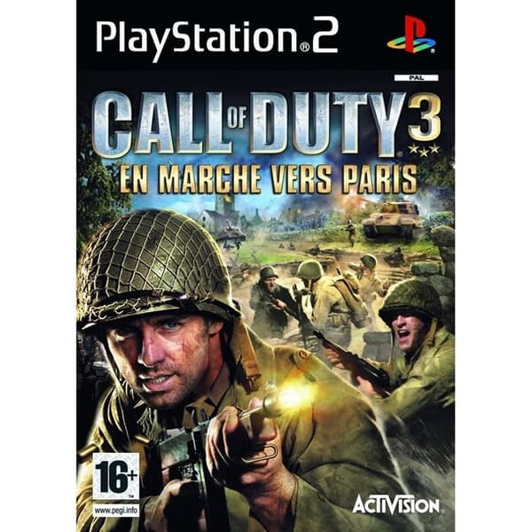 CALL OF DUTY 3 EM WALK TIL PARIS / KONSOLSPIL- REFURBISHED