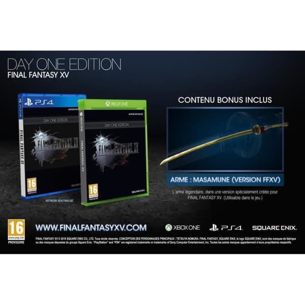 Final Fantasy XV Day One Edition PS4-spel
