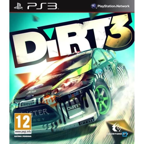 DIRT 3 / PS3-spil- USED