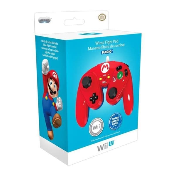 Wii U Mario Wired Fighting Controller