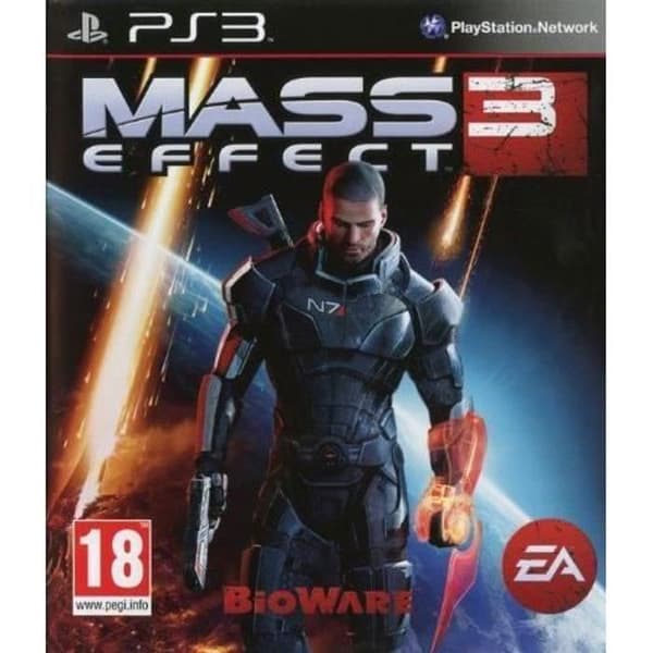 Videopeli - Mass Effect 3 - PS3 - Roolipeli - Blu-Ray - 18+- USED