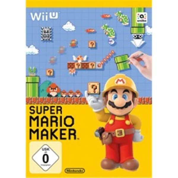 Videospil - NINTENDO - SUPER MARIO MAKER U - Platform - Wii U-disk - 3+- USED