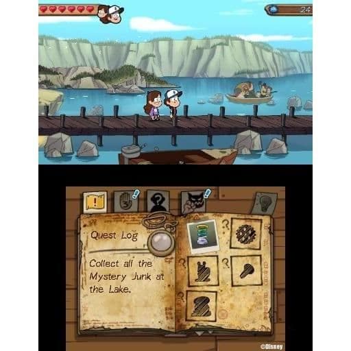 Gravity Falls Peli 3DS- USED