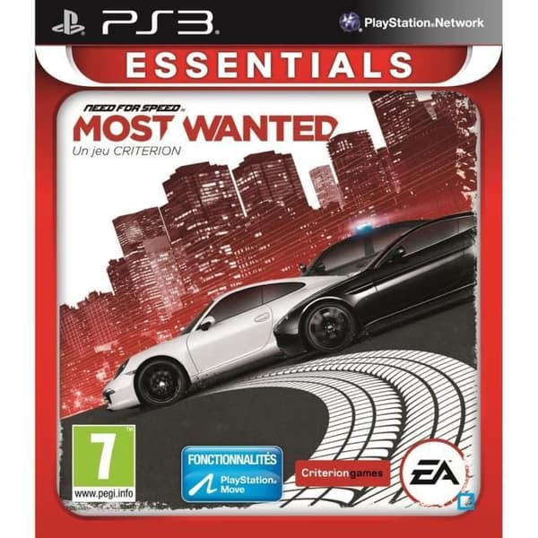 NEED FOR SPEED MOST WANTED ESSENTIALS / PS3- USED