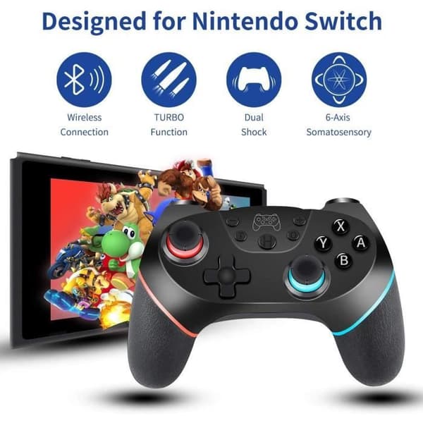 Trådlösa kontroller för Switch-Switch Lite, Controllers för Switch, Pro Controller för Switch, Switch Gamepad Joystick Switch
