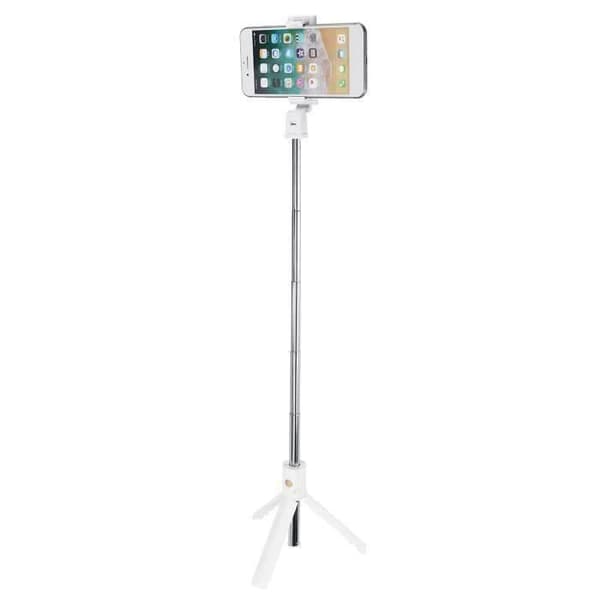 TH Perche til Selfie med Bluetooth 270° rotation + Hvid Stativ