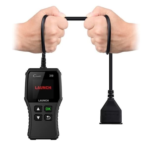 OBD2 Scanner - Launch - Creader 319 - Diagnostisk værktøj - Universel - Sort farve