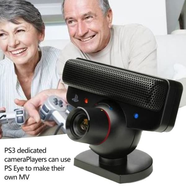 Til Sony Playstation 3 til Sony PS3 Move Controller Eye Camera Spil Sort- USED