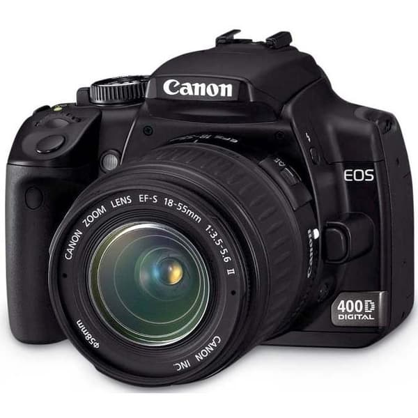 Canon EOS 400D + Objektiv EF-S 18-55 mm