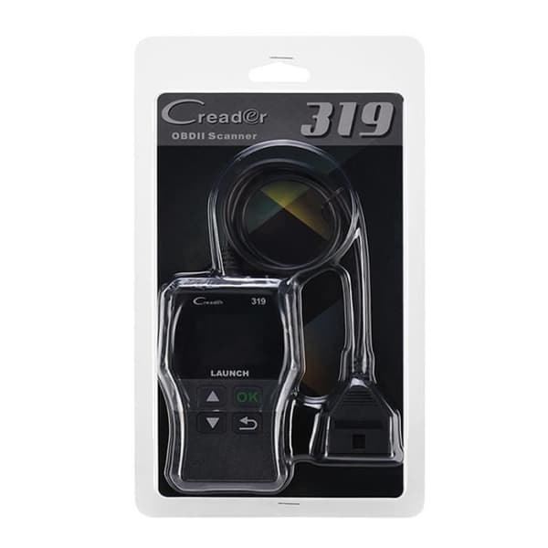 OBD2 Scanner - Launch - Creader 319 - Diagnostisk værktøj - Universel - Sort farve