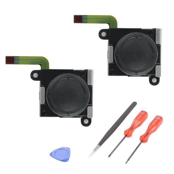 3D Analog Joystick - XCSOURCE - 2 stk. - Sort - Installationsværktøjer - Nintendo Switch