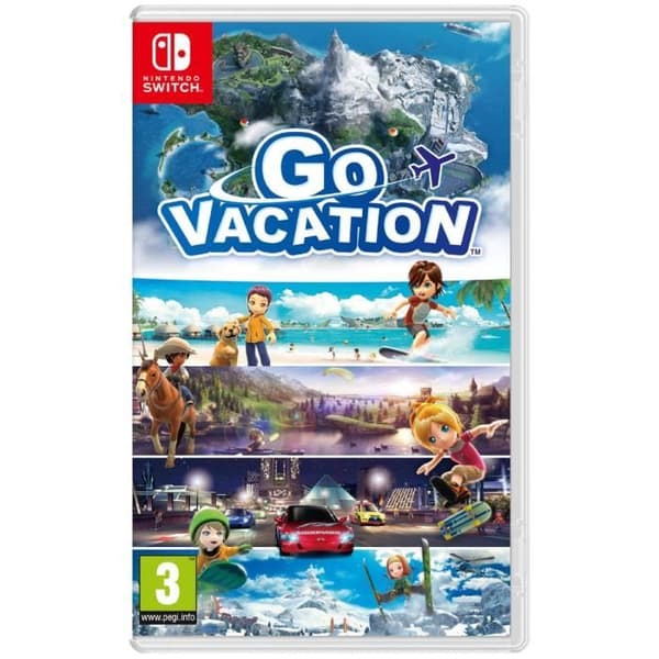 Go Vacation • Nintendo Switch-spil- USED