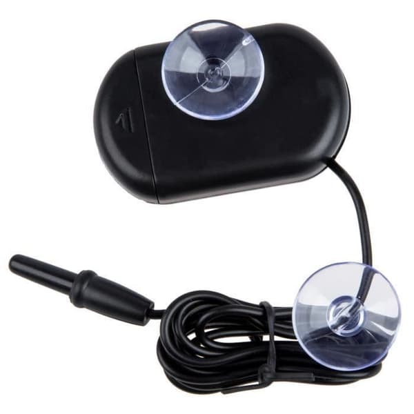 Akvariumstermometer - MSD - Sort - LCD digital - Probe med 1m kabel