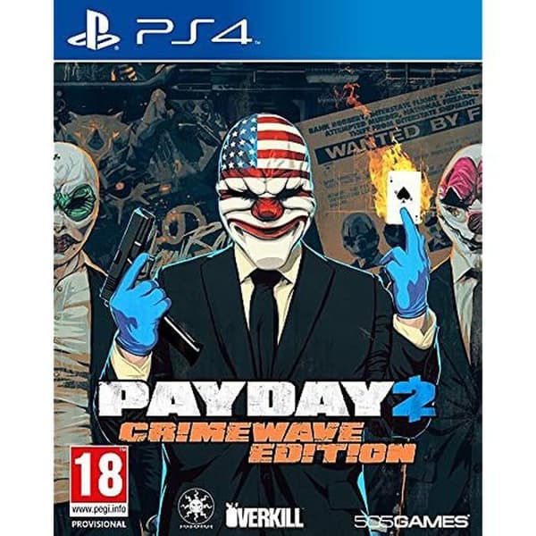 Videospil - PS4 SPIL - PAYDAY 2 - Skydespil - FPS - Multiplayer- USED