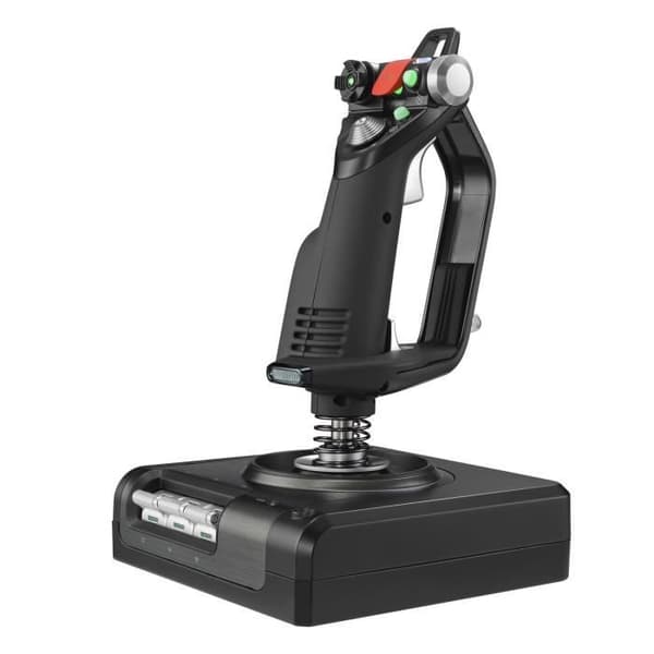 Joystick - Kablet - Logitech G - X52 Pro Flight Control Panel - Kompatibel med PC - Sort