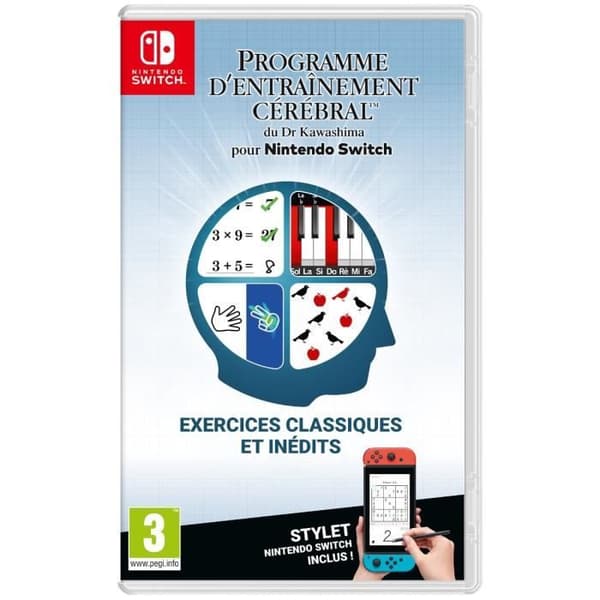Dr. Kawashimas Hjerne Træningsprogram • Nintendo Switch Spil- USED