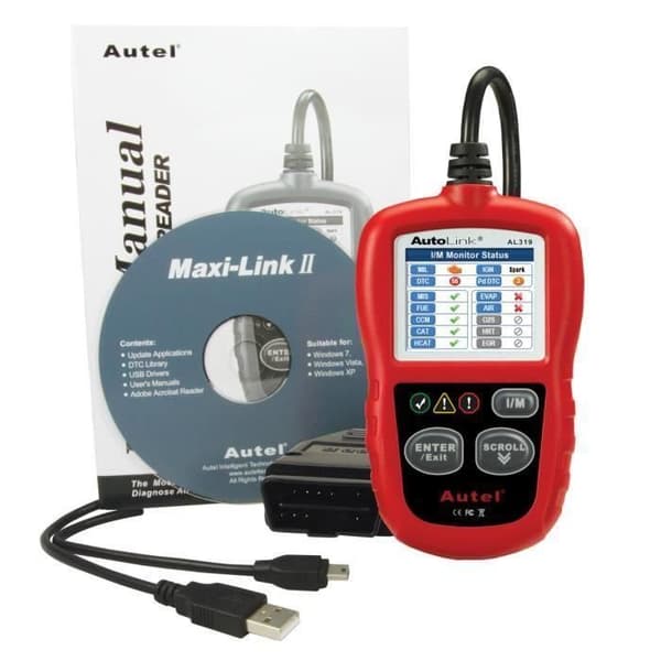 Diagnostisk Interface AUTO MultiMærker - AUTEL AutoLink AL319 - OBD2 - VAG COM