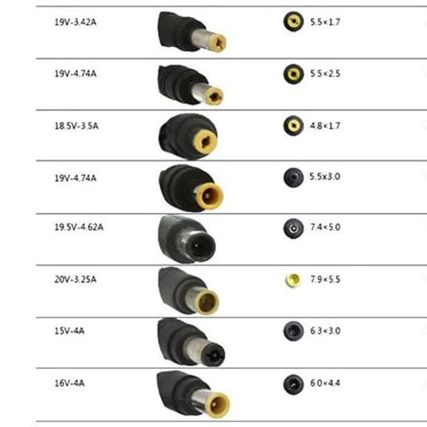 HE17368-Universal Oplader til Bærbar Computer 96w Stik 12v til 24v