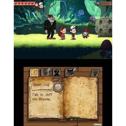 Gravity Falls Spil 3DS- USED