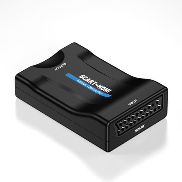 HOWEI scart til HDMI konverter (sort)