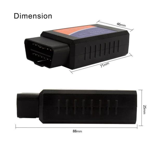 INF Fejlkode læser OBD II iOS/Apple/Android - WiFi