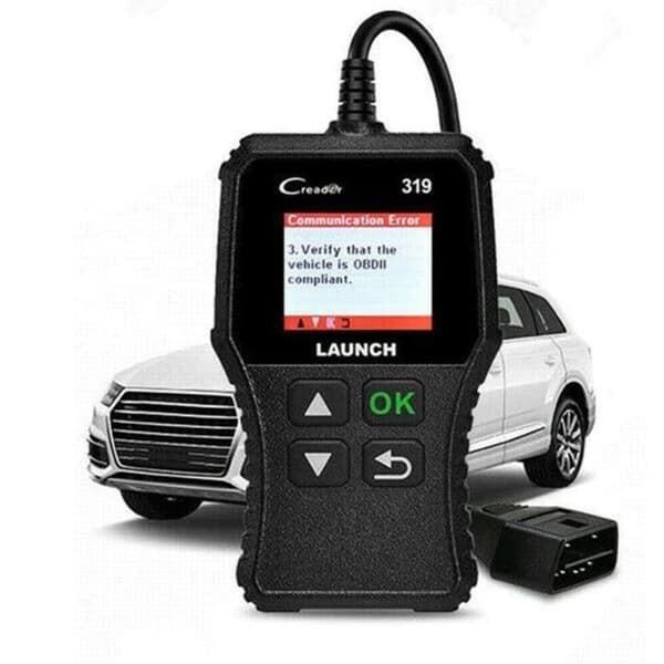 Diagnoseværktøj - CR319 - OBD2 - EOBD - Universel - Sort