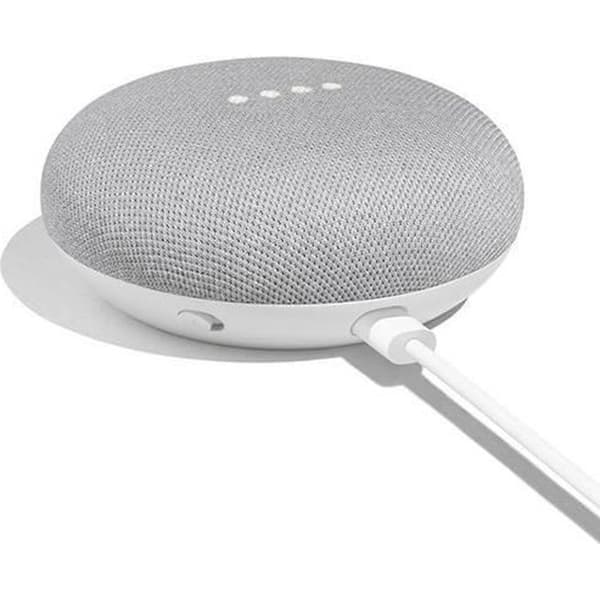 Intelligent högtalare - GOOGLE - Home Mini - Röstassistent - Vit - Bluetooth och Wi-Fi