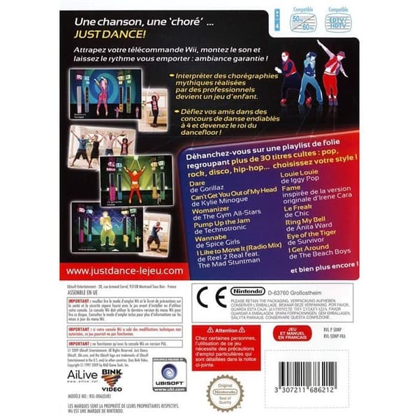 JUST DANCE / Wii-konsolspel