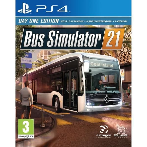 Bus Simulator 21 - Day One Edition PS4-peli- USED