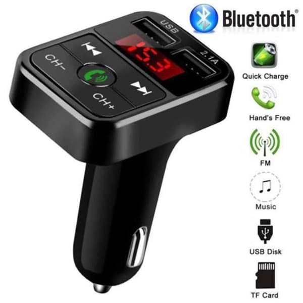FM Bluetooth-sender til biladapter