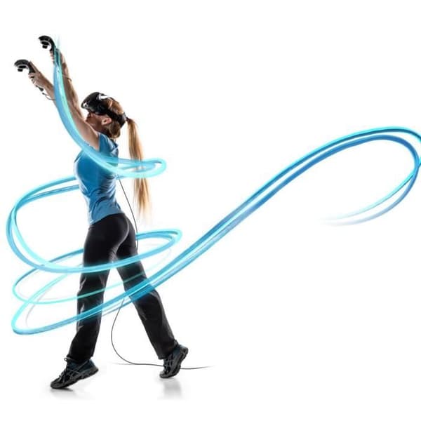HTC VIVE Virtual Reality Headset + Fallout 4 VR-spel + 2 månaders Viveport-prenumeration