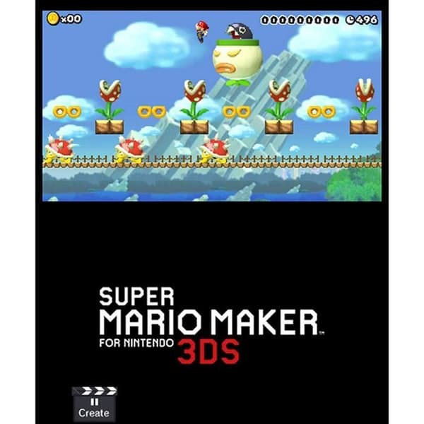 Super Mario Maker 3DS Spil (Se- REFURBISHED