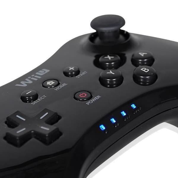 wii Wii U Pro Classic Controller Svart