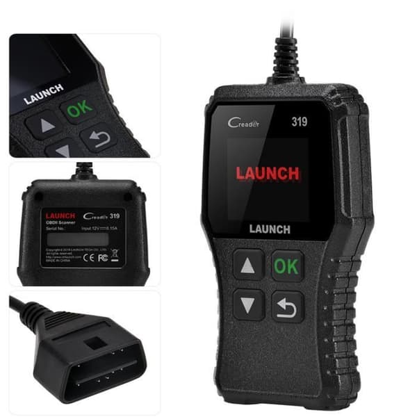 LAUNCH CR319 Scanner Auto Diagnostik OBD II CR3001/Can til at Læse og Slette Motorfejl Koder
