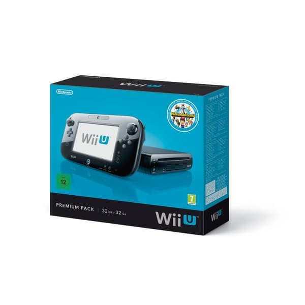 MUSTA WII U KONSOLI- REFURBISHED