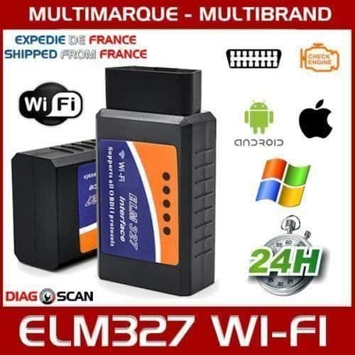 L3198 Interface - Diagnostisk Kuffert ELM327 OBD2 WIFI - MULTIMÆRKE - Bildiagnose - Kode Læser
