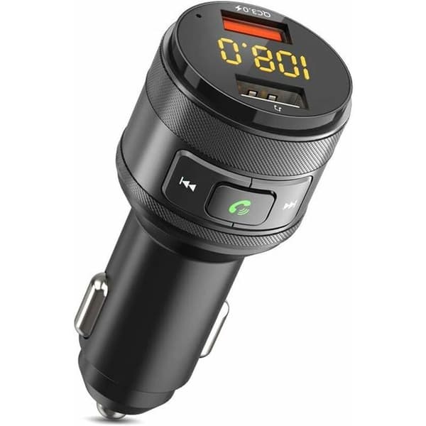 FM Bluetooth-lähetin - DPZO - Autoadapteri - Bluetooth 5.0 - Nopea QC 3.0 - Handsfree