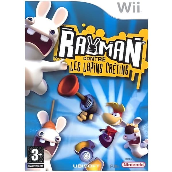 Spel - Ubisoft - Rayman Raving Rabbids - Wii - Action - Multiplayer - Boxad