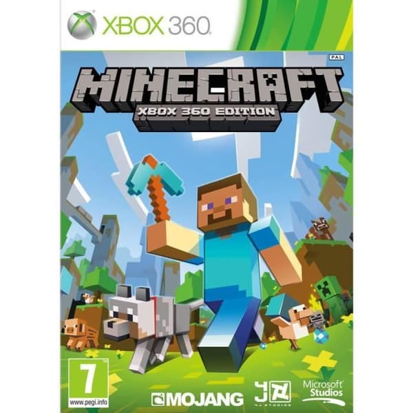 MINECRAFT [IMPORT ENGELSK] [XBOX 360 SPIL]- REFURBISHED