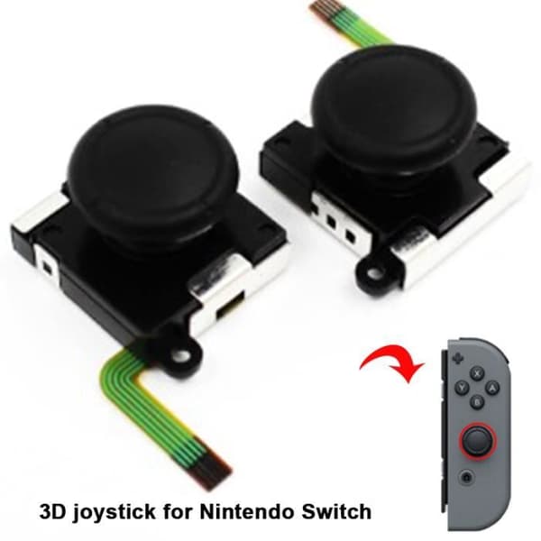 Joystick 3D Analog joystick 3D Rocker til erstatningskontroller Joy-Con til Nintendo Switch