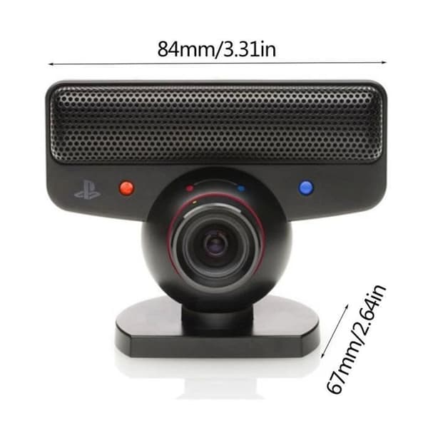 Til Sony Playstation 3 til Sony PS3 Move Controller Eye Camera Spil Sort- USED