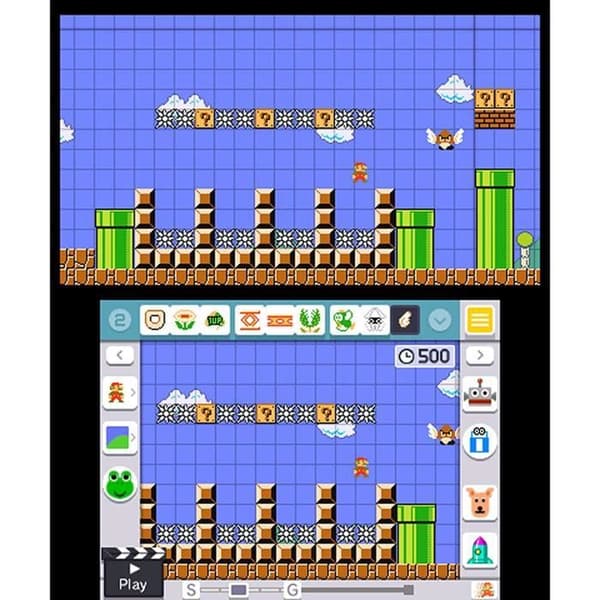 Super Mario Maker 3DS Spil (Se- REFURBISHED