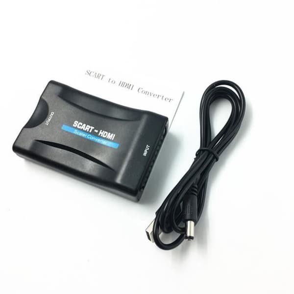SCART til HDMI-adapter - sort