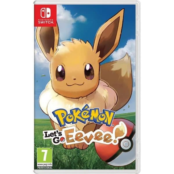 Videopeli - Pokémon - Let’s Go, Eevee! - Nintendo Switch - 2 pelaajaa - Arkade - PEGI 7+- USED
