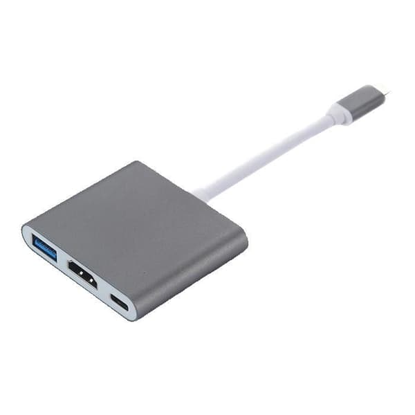 INF Multiport USB-C til USB (PD), USB-C, kompatibel med HDMI 4K