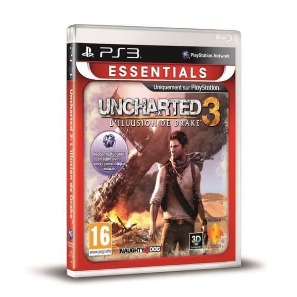 Uncharted 3 Essential PS3-spel